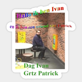 Vriend Ivan Sticker